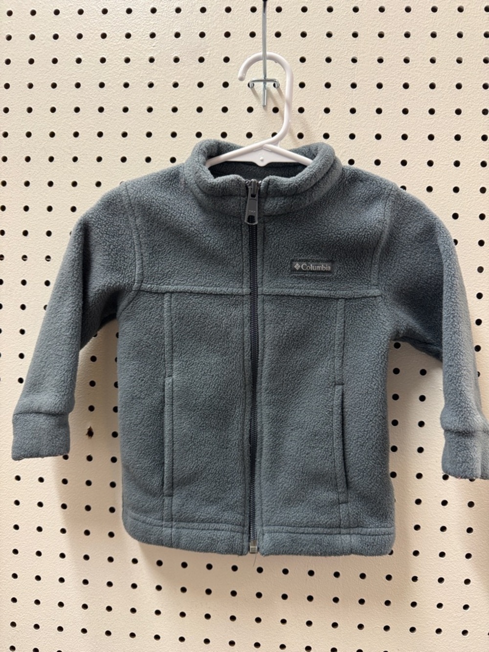 Columbia Kids' Slate Grey Full-Zip Fleece Jacket